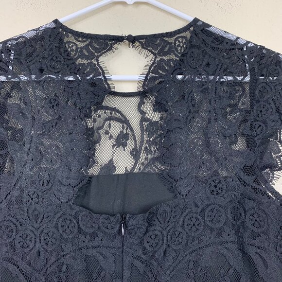 BB Dakota Steve Madden Rhianna Open Back Lace Whimsigoth Dress Size 6 - Picture 5 of 6